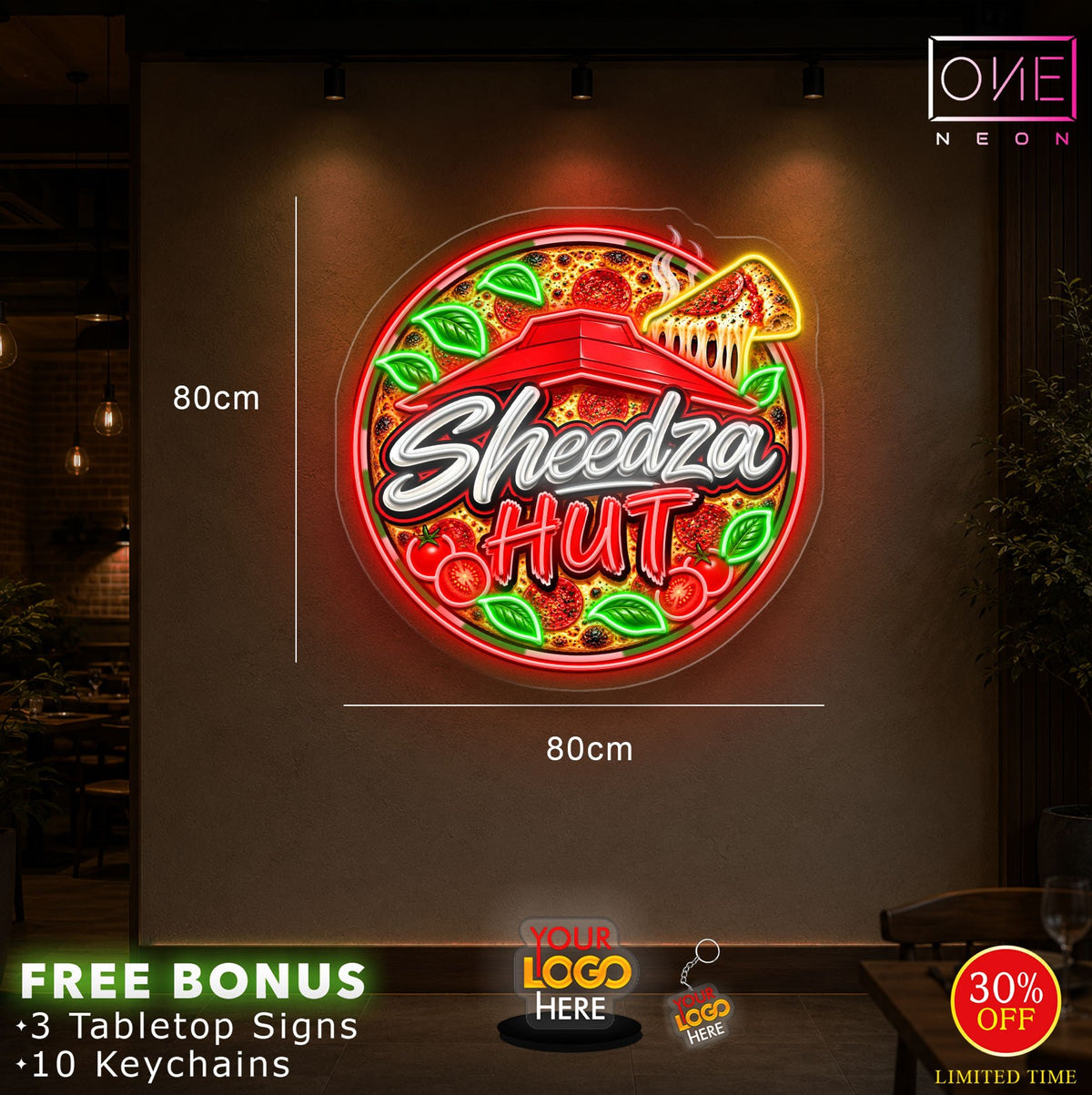 Sheedza Hut | LED Neon Sign