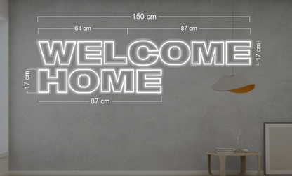 WELCOME HOME | LED Neon Sign