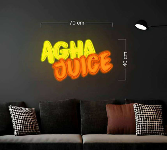 AGHA JUICE | LED Neon Sign