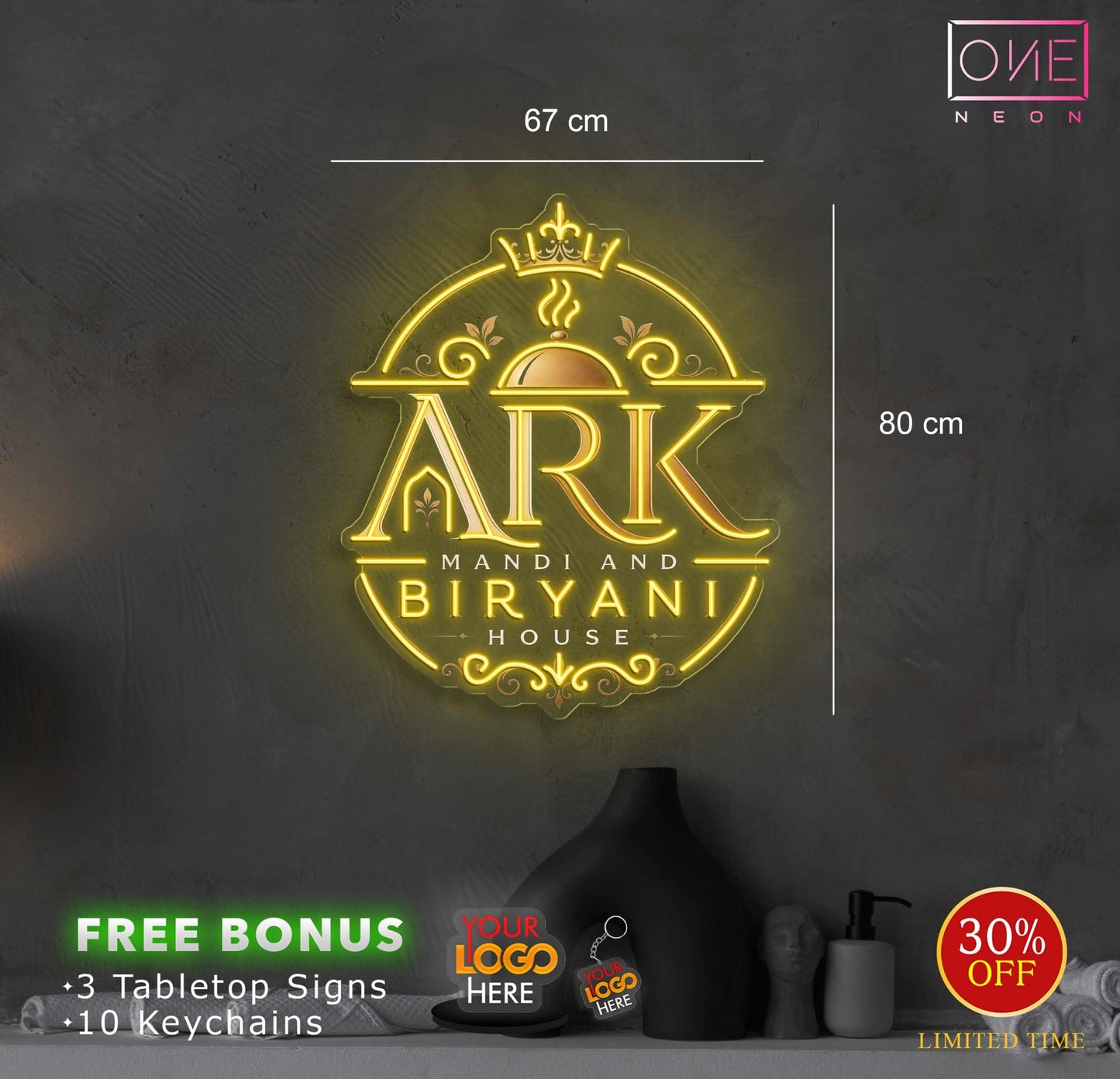 ARK | LED Neon Sign (3 signs)