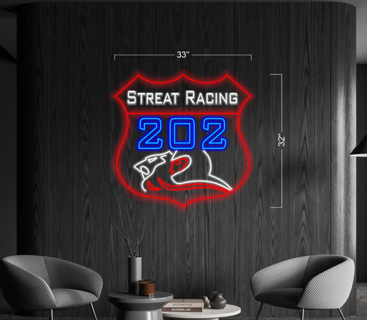 STREAT RACING 202 | LED Neon Sign