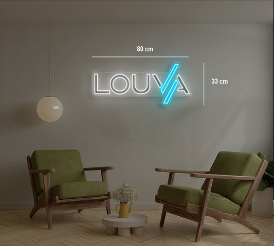 LOUVA | LED Neon Sign