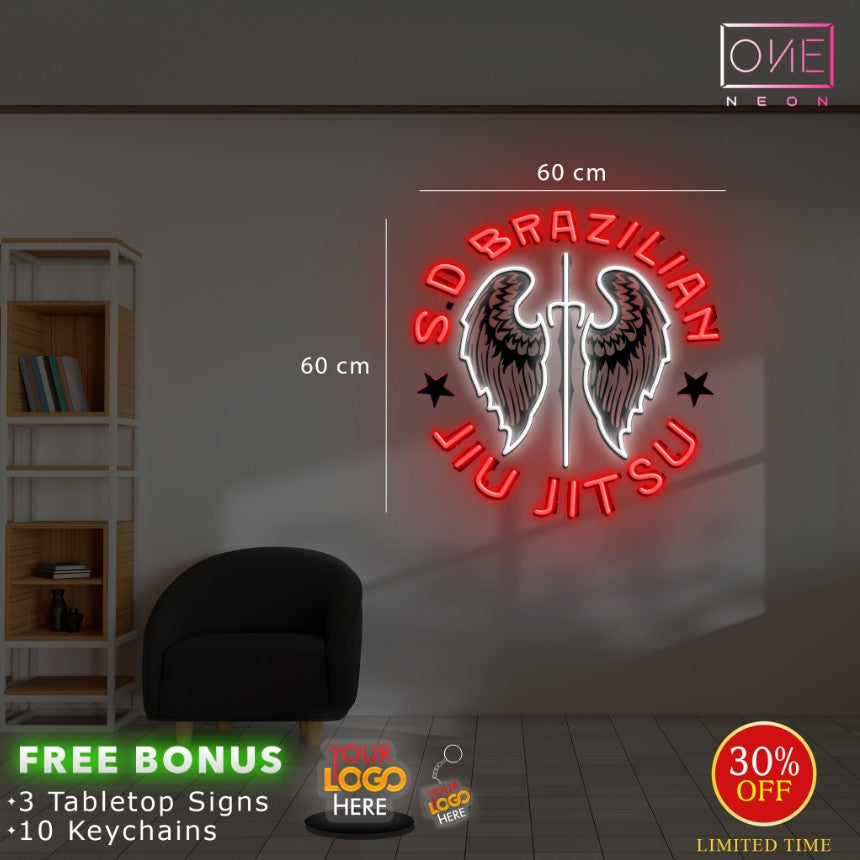 S.D Brazilian jiu jitsu | LED Neon Sign