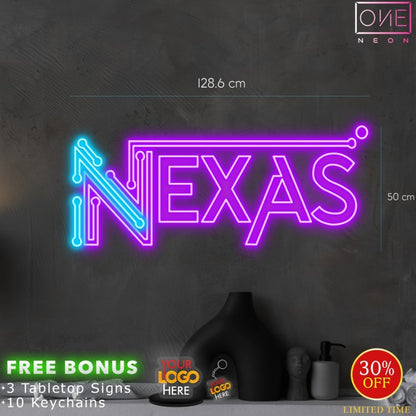 NEXAS| LED Neon Sign (3 signs)