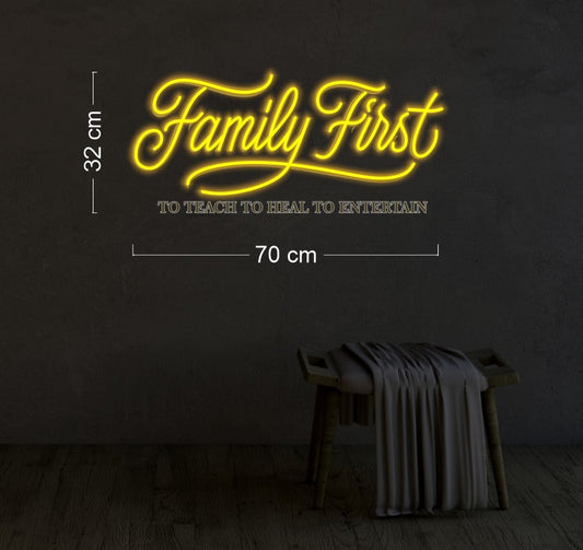 family first | LED Neon Sign