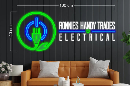 Enseigne au néon LED personnalisée pour entreprise 