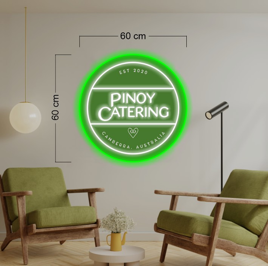 Enseigne au néon LED personnalisée pour entreprise 