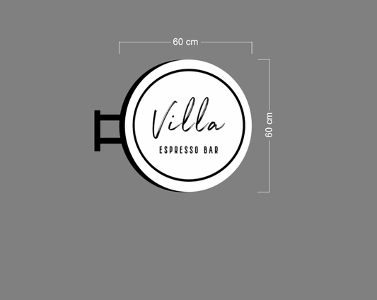 Villa Epresso Bar | Light Box Sign