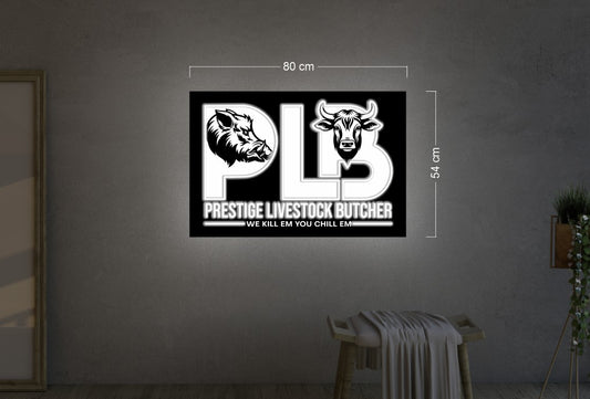 PLB prestige livestock butcher  | LED Neon Sign