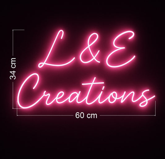 Enseigne au néon LED personnalisée pour entreprise 
