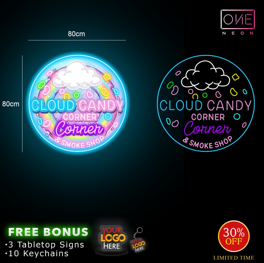 CLOUD CANDY | LED Neon Sign