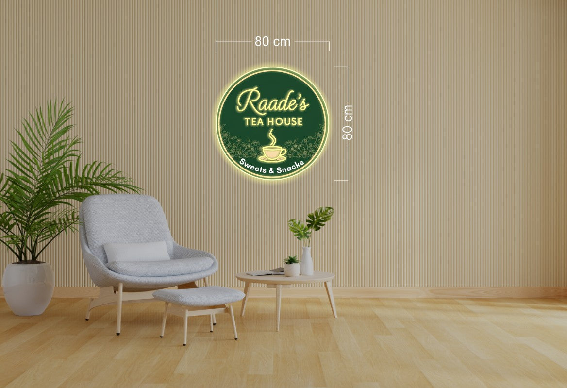 Enseigne au néon LED personnalisée pour entreprise 