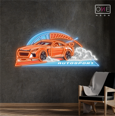 Speed Racer Artwork Led Neon Sign