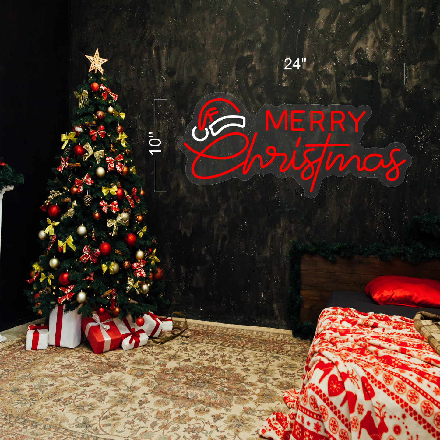 Merry Christmas LED Neon Sign