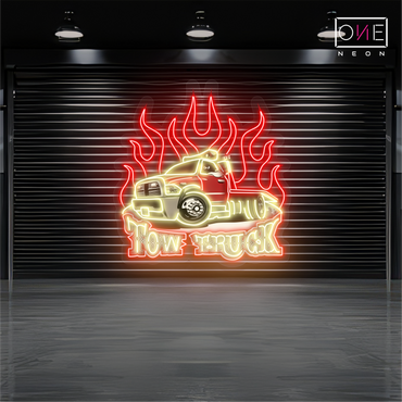 Tow Truck Artwork Led Neon Sign