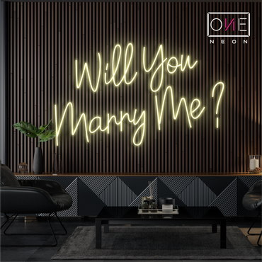 Will You Marry Me? Led Neon Sign