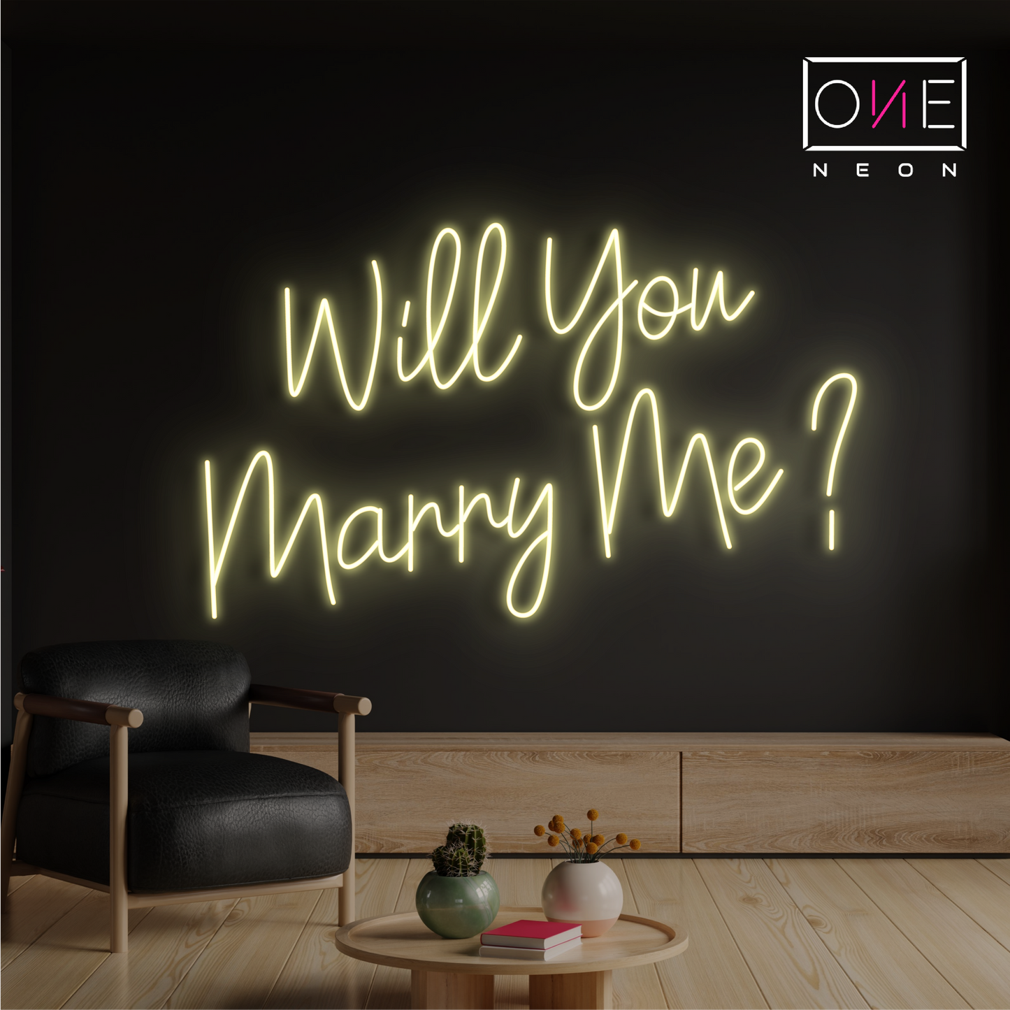 Will You Marry Me? Led Neon Sign