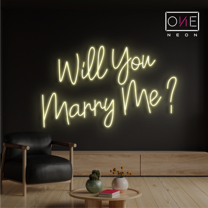 Will You Marry Me? Led Neon Sign