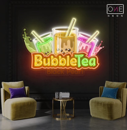 Bubble Tea Bliss Artwork Led Neon Sign