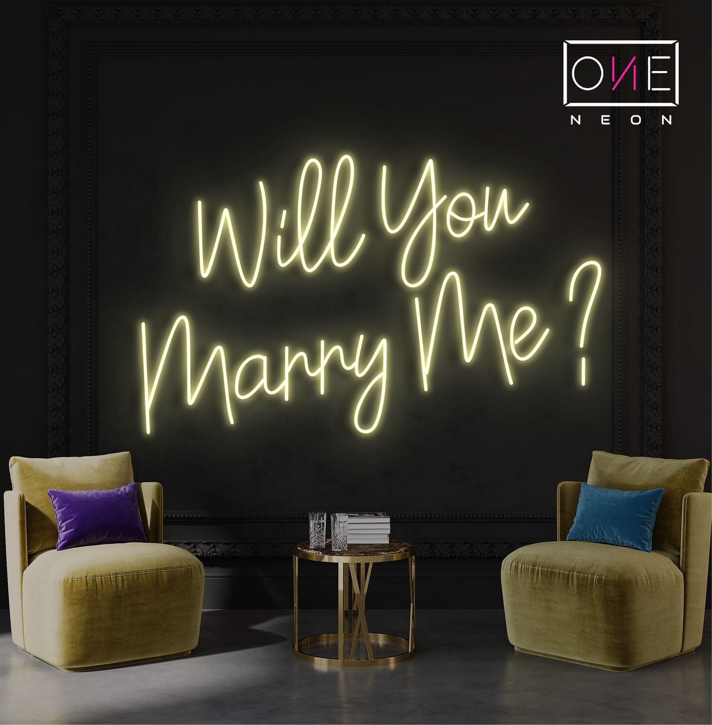 Will You Marry Me? Led Neon Sign