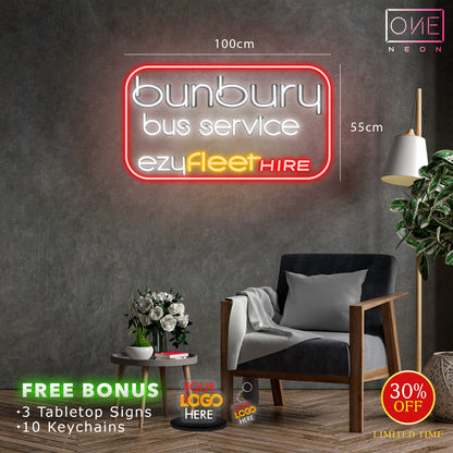 Bunbury bus service ezy fleet hize | LED Neon Sign