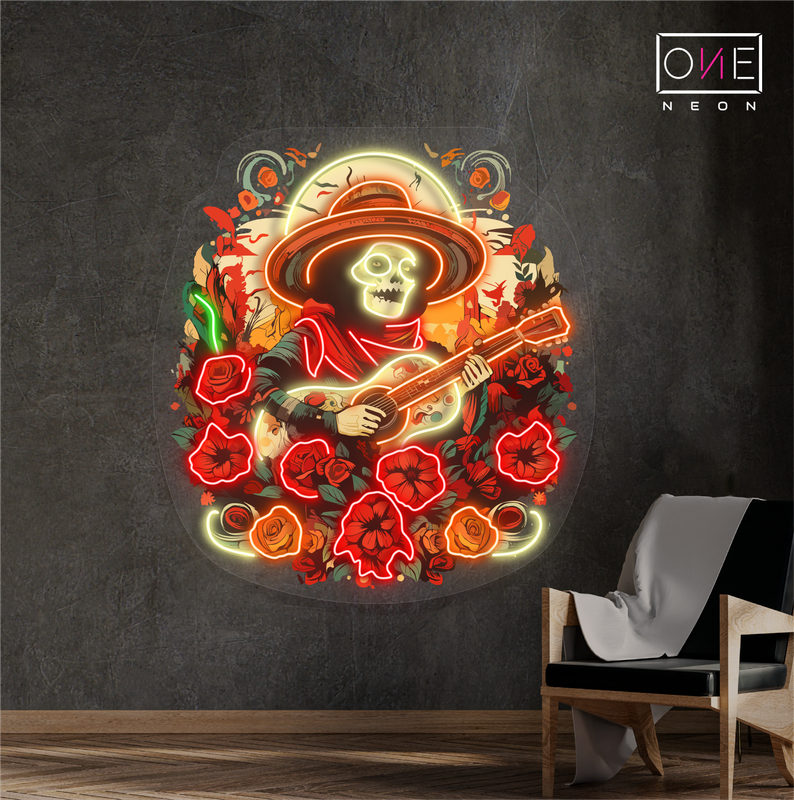 Mariachi Serenade Artwork Led Neon Sign