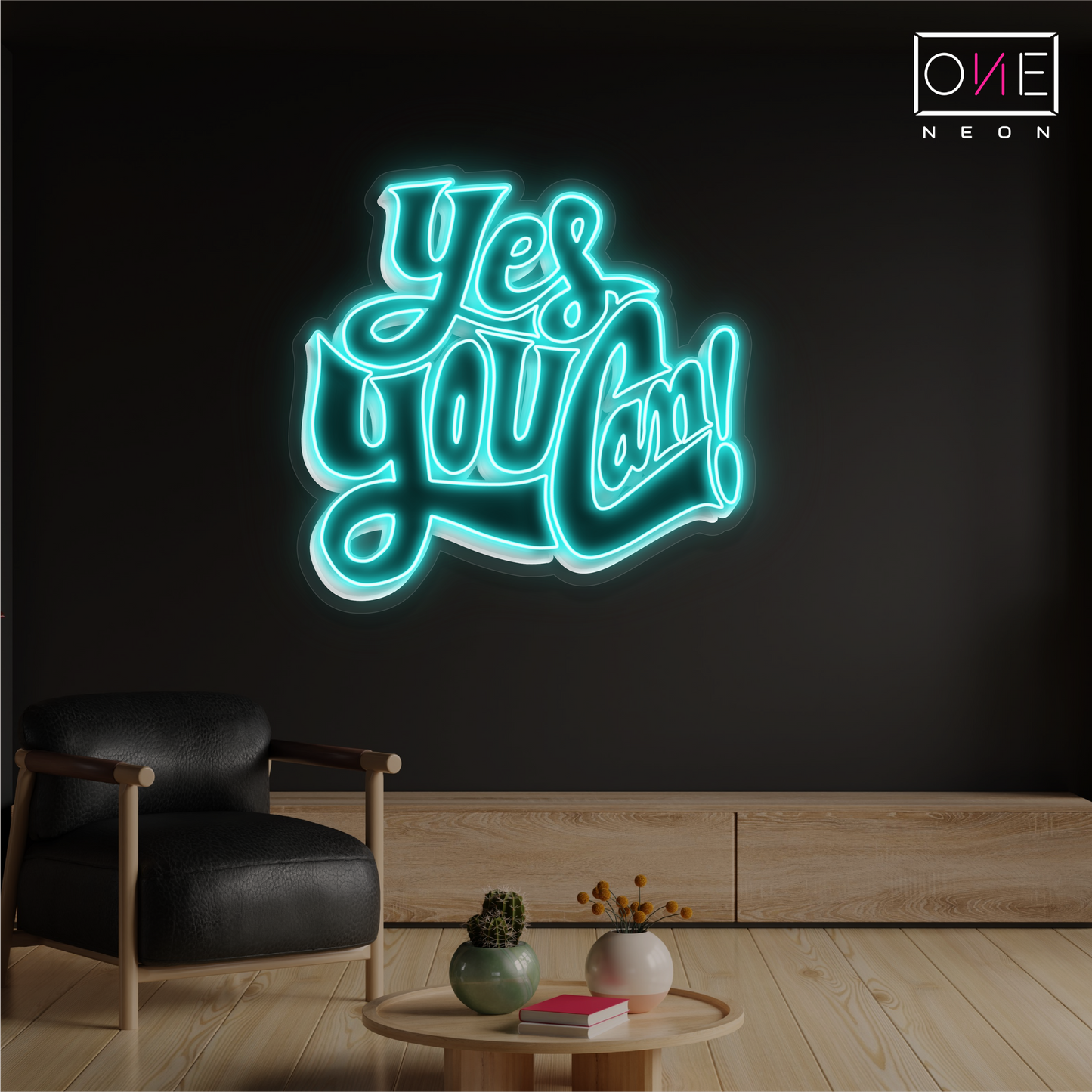 Yes You Can! Artwork Led Neon Sign