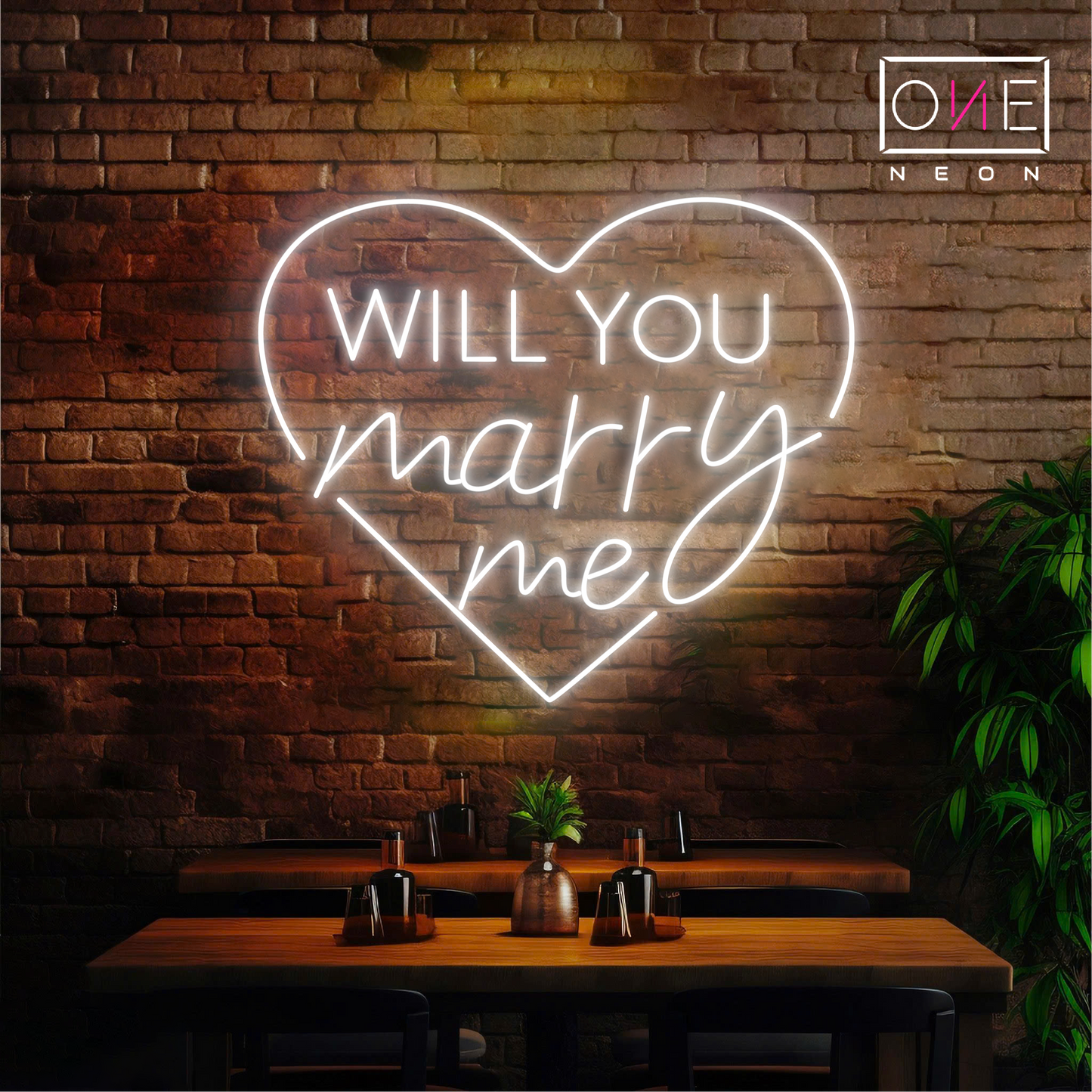 Will You Marry Me Led Neon Sign