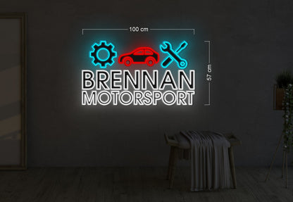 BRENNAN MOTORSPORT | LED Neon Sign
