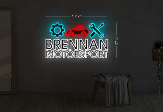 BRENNAN MOTORSPORT | LED Neon Sign
