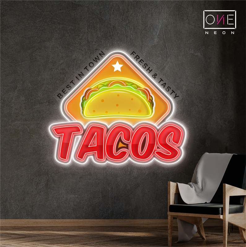 Tacos Artwork Led Neon Sign