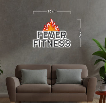 Man & Women Fever Fitness & Fever Fitness $ Ignite YOUR Fire| LED Neon Sign (2 signs)