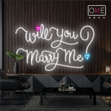 Will You Marry Me? Led Neon Sign
