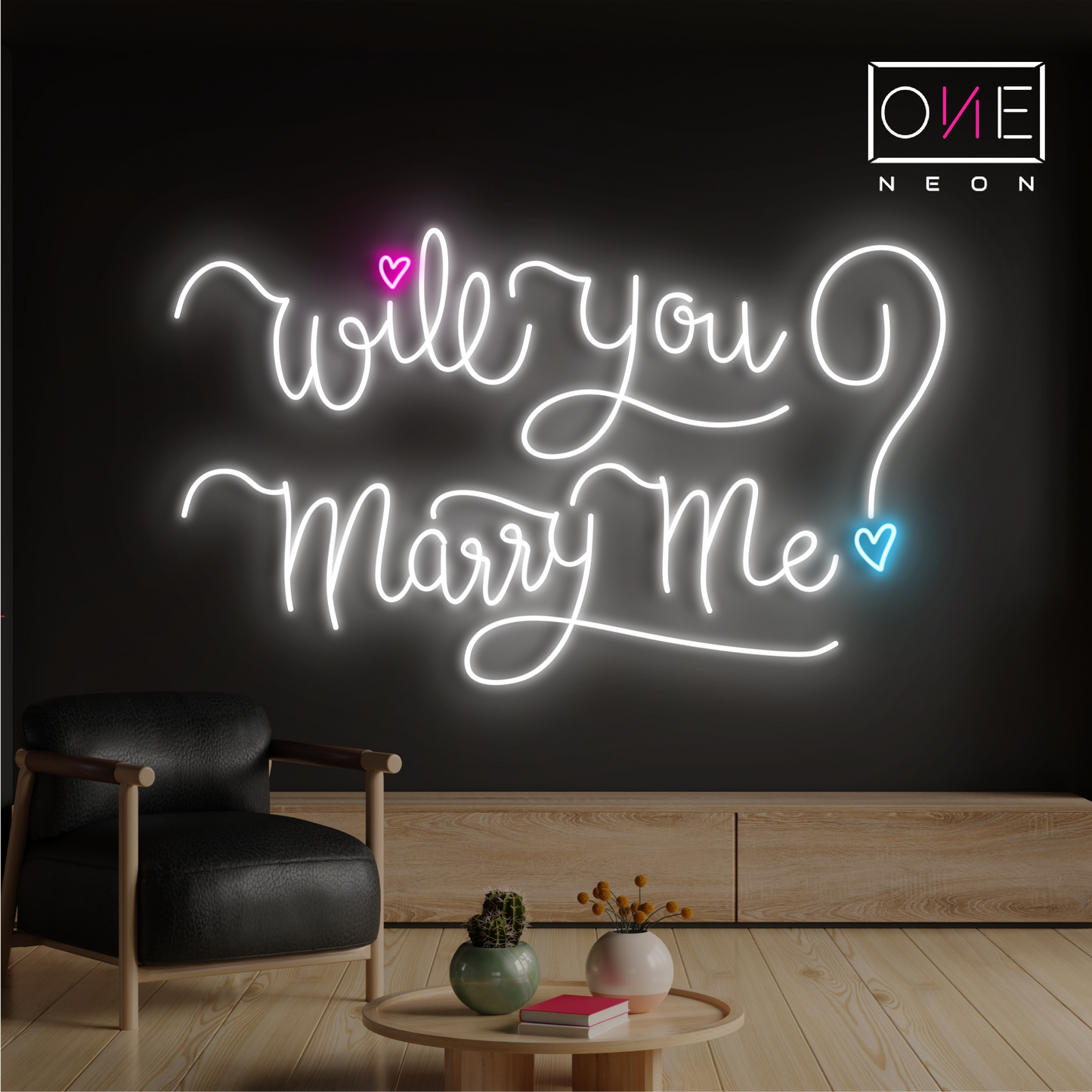Will You Marry Me? Led Neon Sign