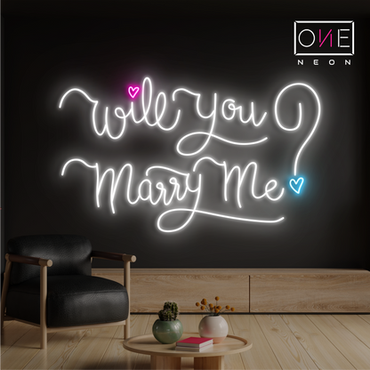 Will You Marry Me? Led Neon Sign