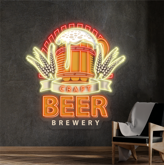 Beer Brewery Artwork Led Neon Sign