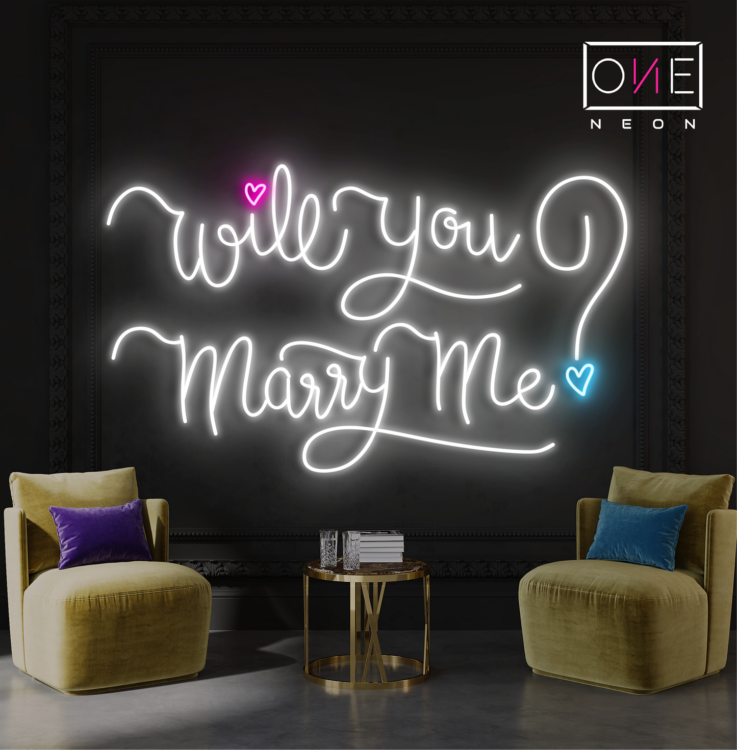 Will You Marry Me? Led Neon Sign