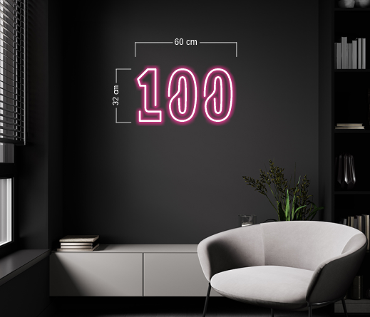Ethel+ 100 ( 2 signs)| LED Neon Sign