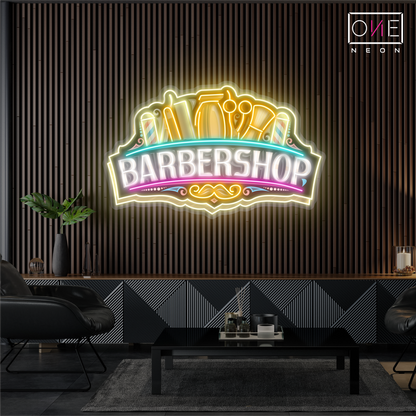 Barbershop Artwork Led Neon Sign