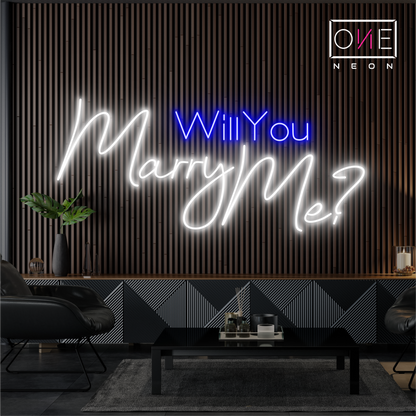 Will You Marry Me? Led Neon Sign