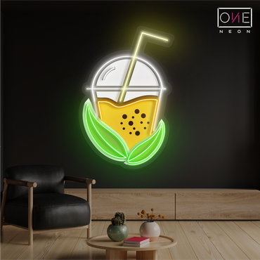 Boba Tea Artwork Led Neon Sign