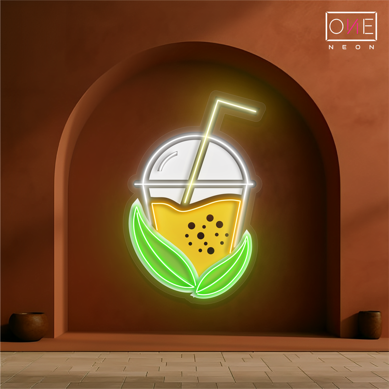 Boba Tea Artwork Led Neon Sign