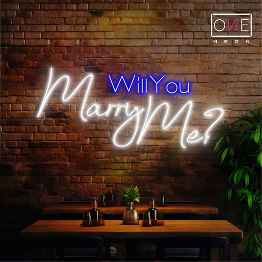 Will You Marry Me? Led Neon Sign
