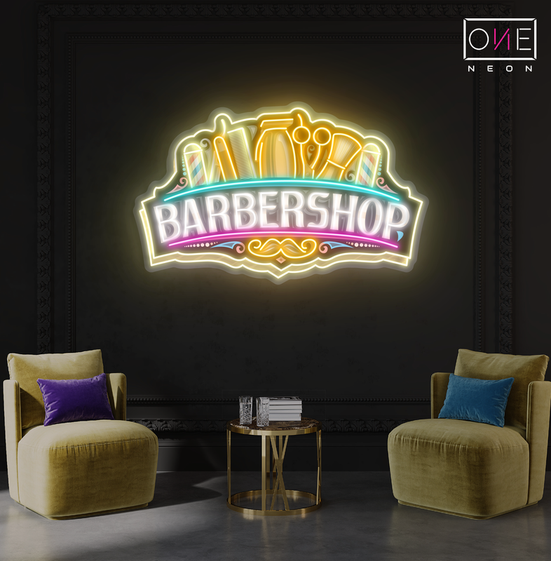 Barbershop Artwork Led Neon Sign