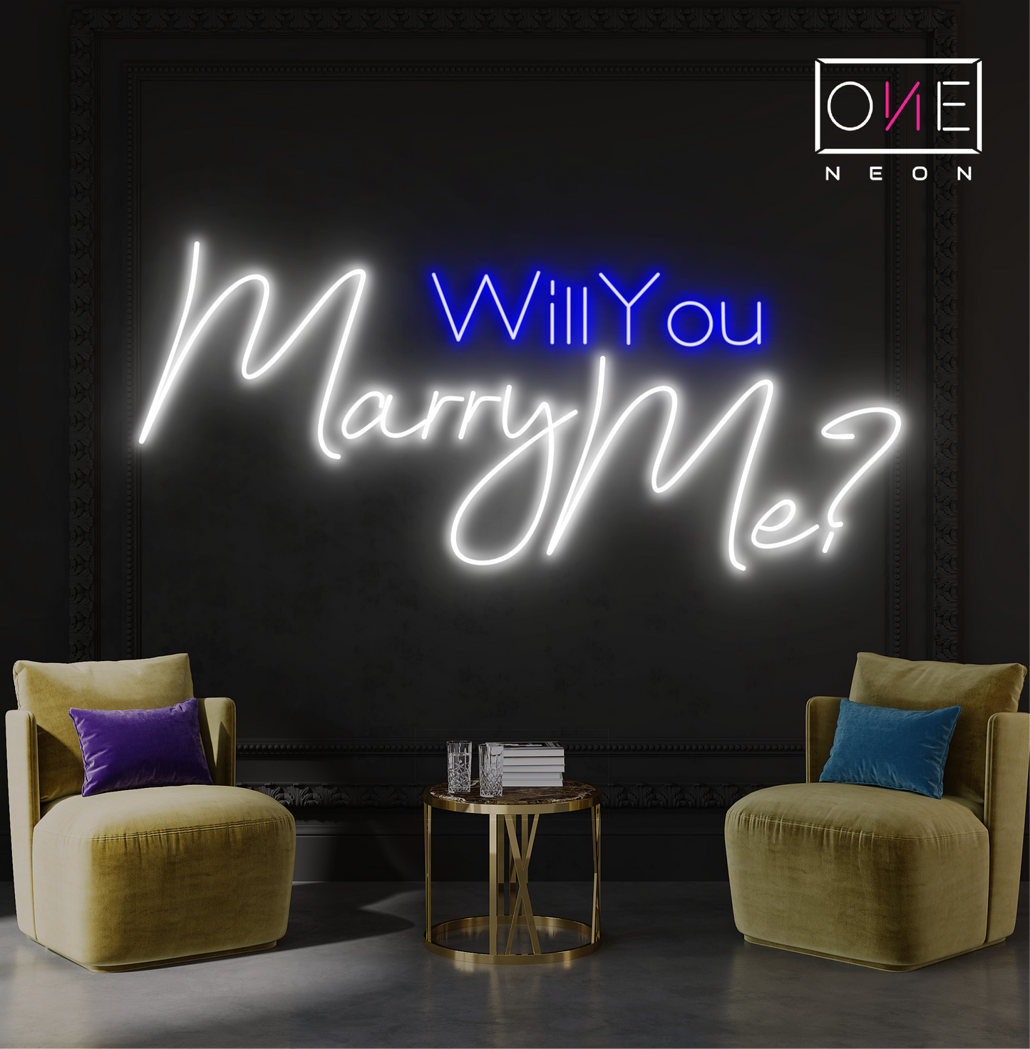 Will You Marry Me? Led Neon Sign