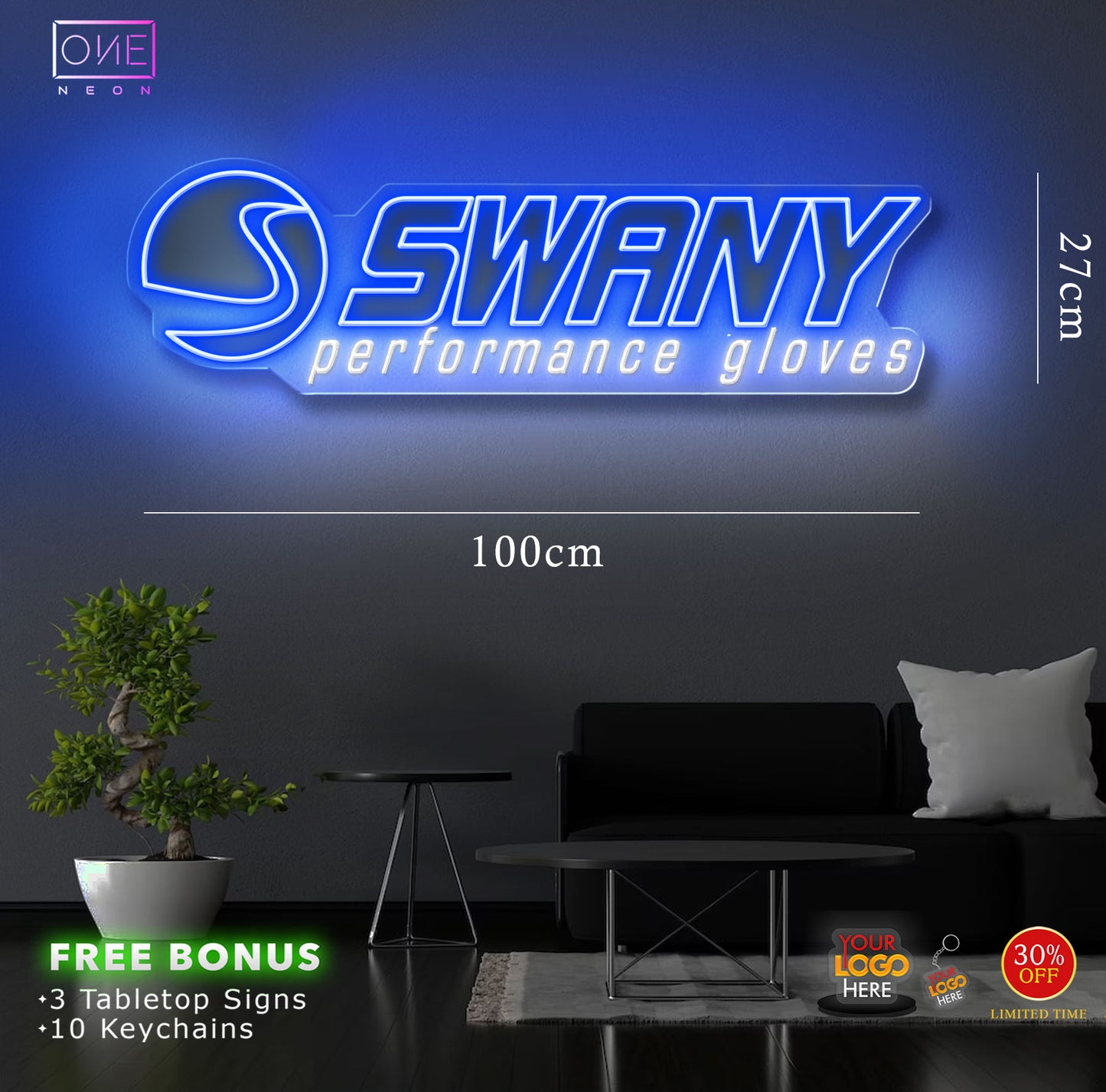 SWANY PERFORMANCE GLOVES | LED Neon Sign