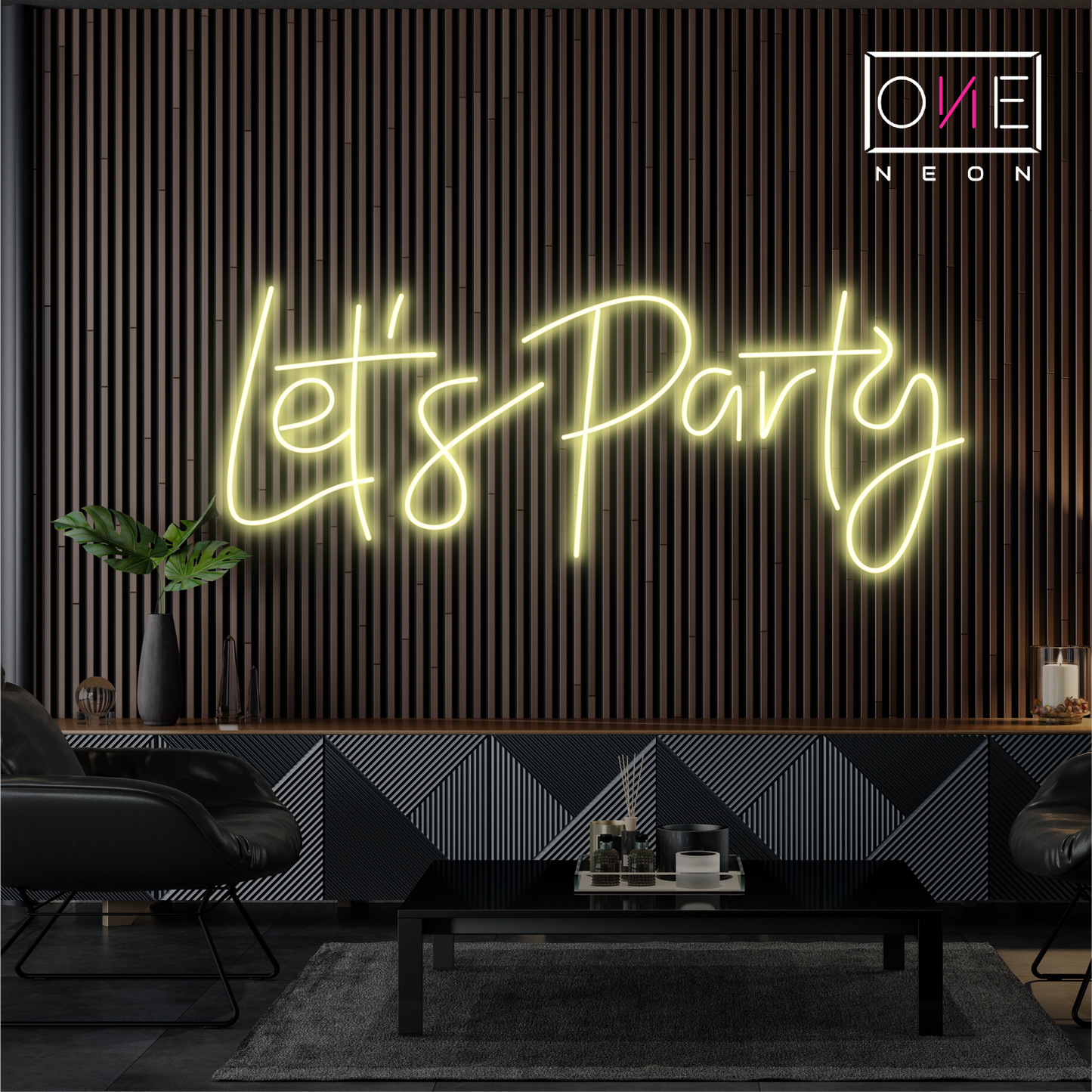Let's Party Led Neon Sign