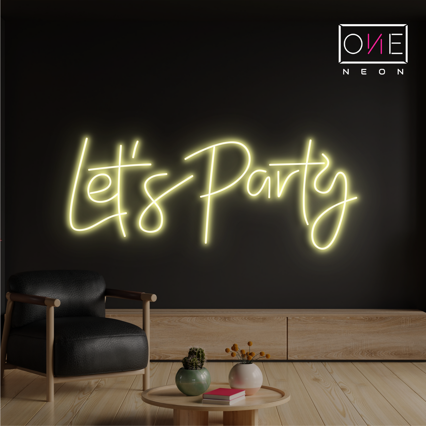 Let's Party Led Neon Sign