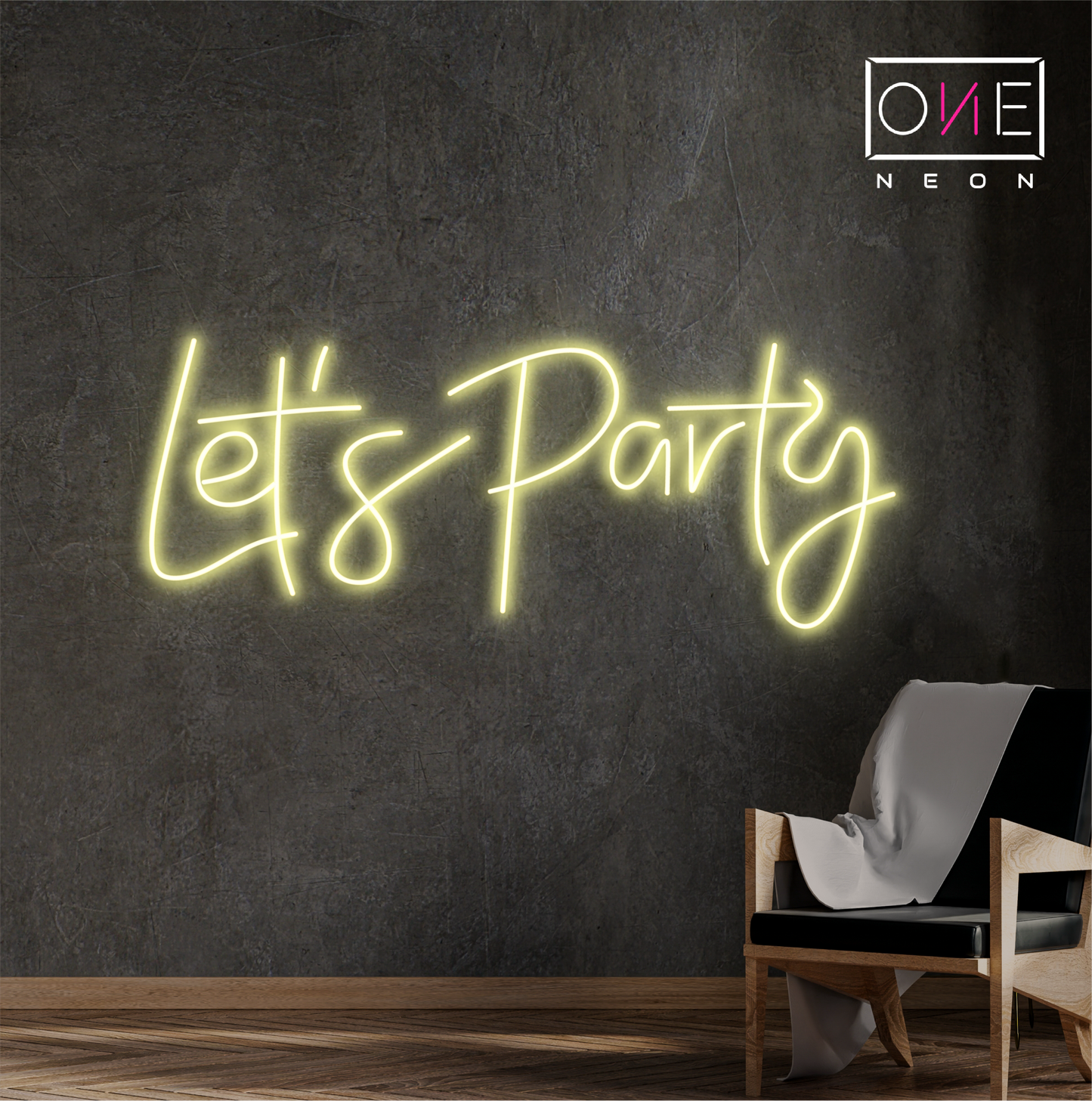 Let's Party Led Neon Sign