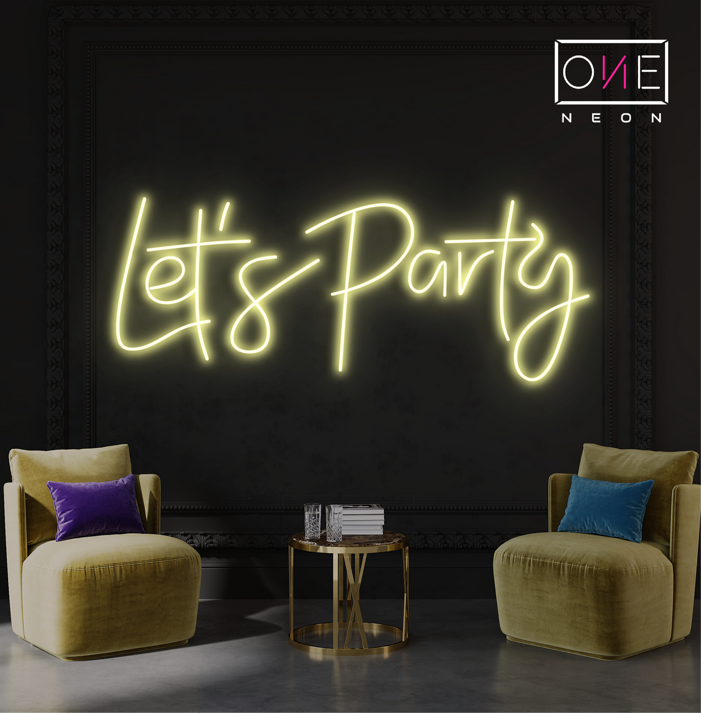 Let's Party Led Neon Sign